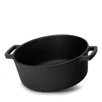 Ø28cm Topf Gusseisen 6L mit Deckel aus Gusseisen...