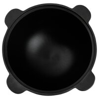 Ø40cm Uchag 2mm Stahl 12L Kazan Gusseisen Feuerstelle Kasan WOK Campingofen Utschak Utschag Feldküche Außenküche Eintopfofen mit Schaumkelle Suppenkelle Grillfächer