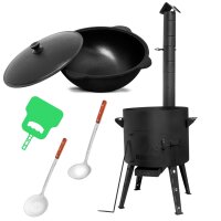 Ø40 Uchag 2mm Stahl mit Abzugsrohr 12L Kazan...