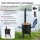 Premium Komplettset Uchag Feuerstelle 15L Gusseisen Kazan 2mm Stahl Outdoor Ofen Feldküche Plov Kessel Camping Grill Gulaschkessel Kazan Set Garten Feuerofen