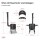 Premium Komplettset Uchag Feuerstelle 15L Gusseisen Kazan 2mm Stahl Outdoor Ofen Feldküche Plov Kessel Camping Grill Gulaschkessel Kazan Set Garten Feuerofen