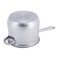 Frittiertopf 3.5L Friteuse Frites Frittierpfanne Fritöse EDELSTAHL Pommestopf Frittierkorb Fritteuse Pommes