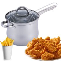 Frittiertopf 3.5L Friteuse Frites Frittierpfanne...