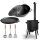 Utschak Set 40 cm 12 L Gusseisen Kazan Kasan Feuerofen Feldküche Dutch Oven Grillpfanne Outdoor Küche Plov Topf Gusseisentopf