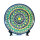 Usbekische Rischtan Lagan 42 cm Oriental Ljagan Kora Kalam Keramik Schale Plate Glasur Teller Handarbeit Nr.5 dekorativ