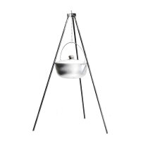 4L Aluminium Kasan mit Dreibein Camping Schwenktopf...