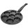 Pancakes Pfanne Ø24 cm Augenpfanne Greblon C2+ Beschichtung aus Deutschland NICHT INDUKTIONSFÄHIG Frying Pan 7-Lochpfanne