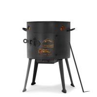 Ø36cm Uchag 2mm stahl Utschak-Ofen 8L  Gusseisen...