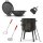 Ø36cm Uchag 2mm stahl Utschak-Ofen 8L  Gusseisen Kasan Deckel Bratpfanne Pfanne Utschag Feldküche Feuerstelle Campingofen Außenküche Eintopfofen Schaumkelle Grillfächer