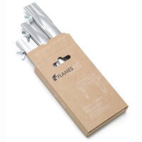Ø36cm Uchag 2mm stahl Gasbrenner 10L Kazan WOK Utschak Utschag Feldküche Kasan (Runder boden) Feuerstelle Campingofen Außenküche Eintopfofen mit Schaumkelle Suppenkelle Grillfächer