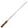 Klappbarer Schaschlikgrill 60 cm aus 2 mm Stahl, Holzkohlegrill mit 9 Edelstahlspießen mit Holzgriff & Grillfächer BBQ Mangal