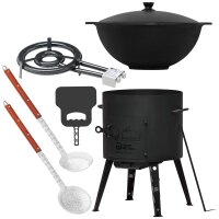 Uchag Ø49 cm 2mm stahl Utschak mit Gasbrenner 22L...