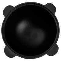 Uchag Ø49 cm 2mm stahl Utschak mit Gasbrenner 22L Kazan flacher Boden WOK Deckel Kasan Utschag Feldküche Feuerstelle Campingofen Außenküche Eintopfofen