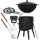Uchag Ø49 cm 2mm stahl Utschak mit Gasbrenner 22L Kazan flacher Boden WOK Deckel Kasan Utschag Feldküche Feuerstelle Campingofen Außenküche Eintopfofen