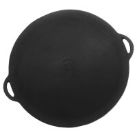 Ø35-55 cm Gusseisenpfanne Sadge Saj Grillpfanne Sac-Pfanne rund Dutch Oven Grillplatte Feuerschale mit Griffen Gusseisene Plancha Pfanne Lagerfeuer BBQ Kugelgrill Holzkohlegrill