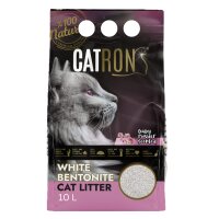 10L CATRON klumpende Katzenstreu Baby Powder –...