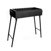 Mangal Stahl 2 mm 60 cm für 9 Spieße Grillrost...