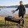 Mangal Stahl 2 mm, 9-14 Spieße, Grillrost Edelstahl Holzgriff, Grillbesteck, Grillfächer, Holzkohlegrill BBQ für Spieße oder Grillrost Schaschlik Shashlychnik Grill