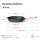 Premium Gusseisenpfannen-Set 24 cm - Crêpepfanne und Bratpfanne aus Gusseisen Pfannkuchenpfanne Crêpes Omlettpfanne Blinipfanne Holzgriff Induktion