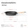Premium Gusseisenpfannen-Set 28 & 24 cm - Universale Bratpfanne aus Gusseisen abnehmbarer Holzgriff Pfanne Induktion