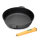 Gusseisenpfanne 28 cm EINGEBRANNT einsatzbereit Gußeisenpfanne Holzgriff Cast Iron Pan Pfanne Gusseisen Induktion