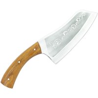 Messer 32,5 cm Edelstahl Beil Hackmesser Chinesisches...