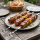 BBQ Set 6-teilig – Edelstahl Grillspieße 550 mm Schaschlikspieße rostfrei Wiederverwendbare Fleischspieße für Grill & BBQ