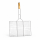 Edelstahl Grillrost 70 × 40 cm mit 2 cm Höhe und Holzgriff – Grillkorb für Holzkohlegrill & Feuerstelle Grillgitter BBQ Grillzubehör