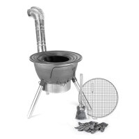 Utschak Outdoor Ofen 2 mm Stahl – Zerlegbarer...
