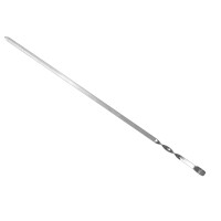 BBQ Set 24-teilig – Edelstahl Grillspieße 550 mm Schaschlikspieße rostfrei Wiederverwendbare Fleischspieße für Grill & BBQ