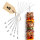 BBQ Set 6-teilig – Edelstahl Grillspieße 600 mm Schaschlikspieße rostfrei Wiederverwendbare Fleischspieße für Grill & BBQ