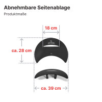 Seitenablage für DASTARXAN Kazanofen 10L/12L – Ablagetisch mit Deckelhalter aus 2 mm Stahl - Seitentisch Ablage für Utschak