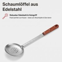Gusseisen Kazan Set mit Gusseisendeckel, Bügel und Schaumkelle - Traditioneller Schwenktopf Gusstopf Kasan Grillwok Schmortopf mit Zubehör