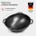 Premium Gusseisen Kazan 12L Schwenktopf Plov mit Bügel und Gusseisendeckel - Traditioneller Gusstopf Kasan Grillwok preseasoned bereits eingebrannt Schmortopf mit Pfannenwender und Grillhandschuhe