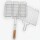 Schaschlikgrill aus 2 mm Stahl mit Deckel, 2 Ablagen & Grillrost – Mangal Holzkohlegrill für Schaschlikspieße und BBQ, klappbarer Grill für Garten, Terrasse, Camping & Picknick