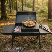 Holzkohlegrill Mangal mit Kasan-Adapter und...