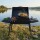 Holzkohlegrill Mangal mit Kasan-Adapter und Gusseisen-Kazan 4,7 L – Schaschlikgrill aus 2 mm Stahl mit Deckel und 2 Ablagen, Holzkohlegrill für BBQ, Plov & Camping