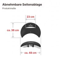 Seitenablage für DASTARXAN Kazanofen 16L/22L – Ablagetisch mit Deckelhalter aus 2 mm Stahl - Seitentisch Ablage für Utschak