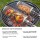 Grillkorb 2er Set Edelstahl Grillrolle Gemüsekorb für Gasgrill Holzkohlegrill BBQ