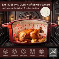 Variation: Emaillierter Gusseisen Bräter 3,5L - 4L -...