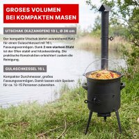 Kazanofen Utschak Ø 36 cm (10 L) mit Abzugsrohr...