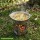 Hobokocher 14x20 cm Edelstahl mit Aluminium-Kazan 2 L Gulaschkessel Campingkocher zerlegbar