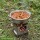 Hobokocher 14x20 cm Edelstahl mit Aluminium-Kazan 2 L Gulaschkessel Campingkocher zerlegbar