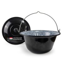 Ungarischer Gulaschkessel 14 L Emaillierter Stahl Kessel...