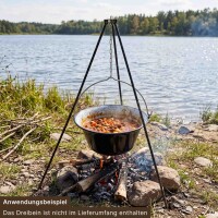 Ungarischer Gulaschkessel 14 L Emaillierter Stahl Kessel Suppentopf Lagerfeuer