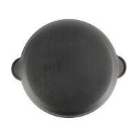 Ø30cm Grillpfanne zwei Griffen Gusseisen...