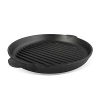 Ø30cm Grillpfanne zwei Griffen Gusseisen Bräter Schmortopf  Servierpfanne Grill