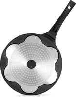 Pancake Pfanne Spiegeleipfanne Ø26cm Induktion Augenpfanne 3-fache Beschichtung Oladji Frying Pan 4-Lochpfanne Pfannkuchen Eierpfanne Mini Pfannkuchen
