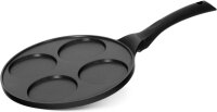 Pancake Pfanne Spiegeleipfanne Ø26cm Induktion Augenpfanne 3-fache Beschichtung Oladji Frying Pan 4-Lochpfanne Pfannkuchen Eierpfanne Mini Pfannkuchen