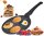 Pancake Pfanne Spiegeleipfanne Ø26cm Induktion Augenpfanne 3-fache Beschichtung Oladji Frying Pan 4-Lochpfanne Pfannkuchen Eierpfanne Mini Pfannkuchen